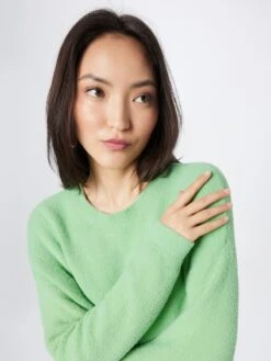 Fijngebreide Truien Trui Dames Groen -Noisy May Winkel 99b3596aa8a67e0b2818f463fee8f84b