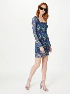 Noisy May Mini Jurken Jurk LESLEY Dames Blauw / Donkerblauw -Noisy May Winkel 9b1ce90805ff17a30263cce2ca2cc4c6