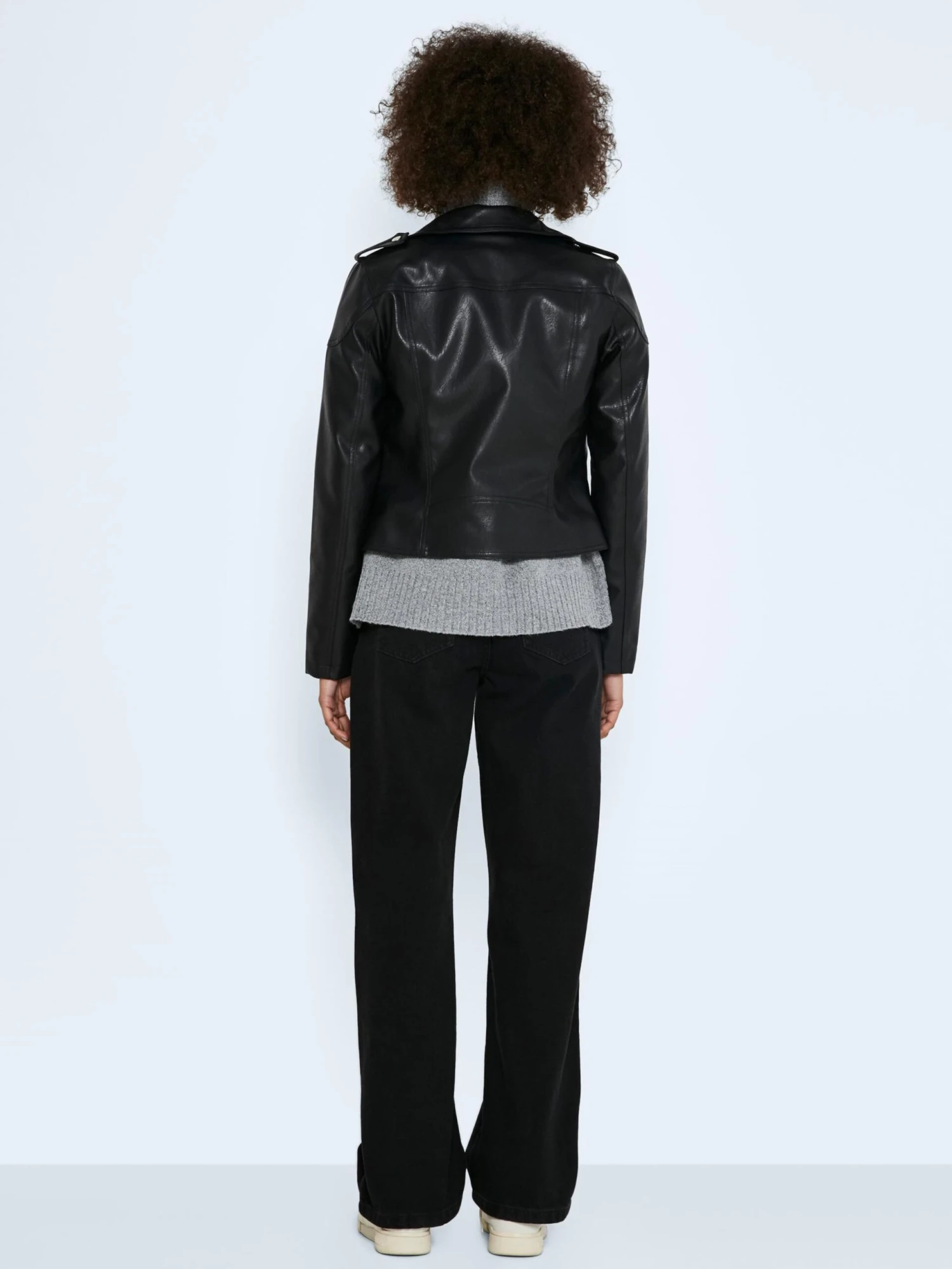 Noisy May Leren Jassen Tussenjas Dames Zwart 8 Noisy May Leren Jassen Tussenjas Dames Zwart - Afbeelding 6