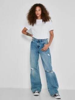 Noisy May Wide Leg Wide Leg Jeans Amanda Dames Blauw -Noisy May Winkel 9c599b18b9540ac6e4f6d06e6f5104f2