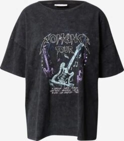 Noisy May T-shirts Shirt Tori Ida Dames Zwart