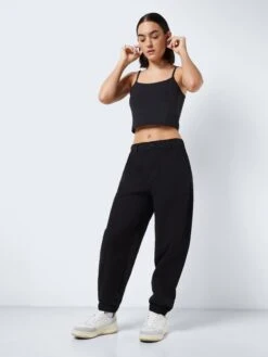 Noisy May Pantalons Tapered Broek Lou Dames Zwart -Noisy May Winkel 9d78d4a0fde689a0584d489f3315a121