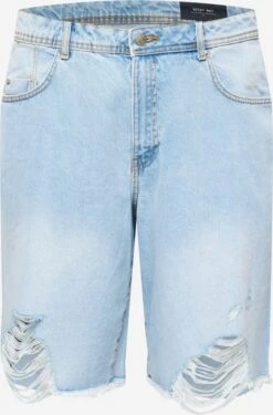 Denim Shorts Loosefit Jeans Dames Lichtblauw