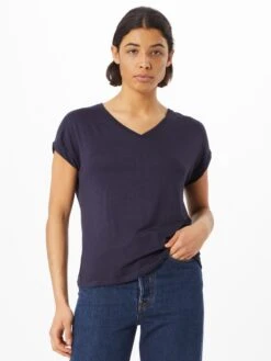 Noisy May T-shirts Shirt Nola Dames Violetblauw -Noisy May Winkel a703df481da25fc2b700a7f22eade780