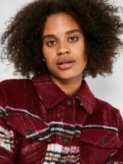 Noisy May Tussenjassen Tussenjas Lulu Dames Bloedrood -Noisy May Winkel a81c563437bf2be35a9d723bf423f087