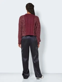 Noisy May Fijngebreide Truien Trui Lori Dames Wijnrood -Noisy May Winkel a81ed3a23615d2f91ca9c0eff22897c2