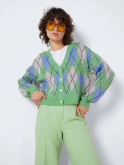 Noisy May Vesten Gebreid Vest Kirsty Dames Lichtgroen -Noisy May Winkel ad82157cff0c45a2e8b6420236fa529f