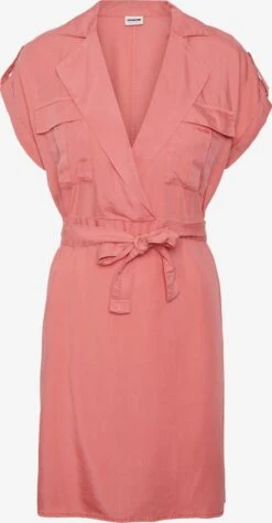 Noisy May Blousejurken Blousejurk Vera Dames Koraal