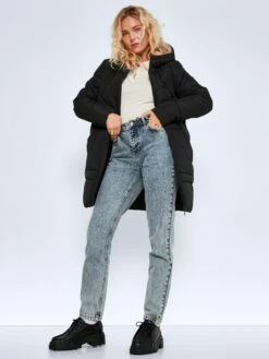 Noisy May Wintermantels Wintermantel Dalcon Dames Zwart -Noisy May Winkel b0c8f21c66454d46638e37a5bac002a0