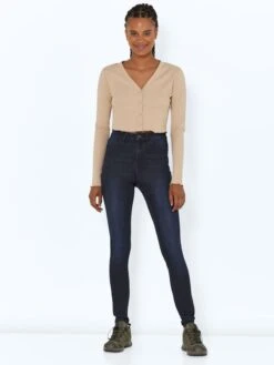 Noisy May Jeans Skinny Jeans Callie Dames Blauw -Noisy May Winkel b13855f22a93e464dce62d8897e70d3f