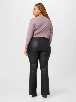 Leren Broeken Flared Broek SALLIE Dames Zwart -Noisy May Winkel b193b4fcdc5aaa5ddcf09771c082dd74
