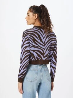 Noisy May Fijngebreide Truien Trui ANNI Dames Donkerbruin -Noisy May Winkel b6696a6a8e73524bdf43b549ae6bed40