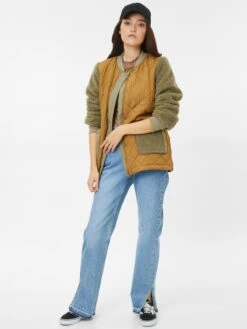 Noisy May Tussenjassen Tussenjas FELINE Dames Mosterd -Noisy May Winkel b849bc6fc73b30819bb7d6f92cbb7559