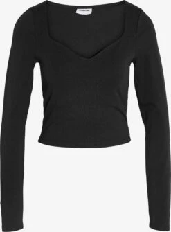Noisy May Longsleeves Shirt Kerry Dames Zwart