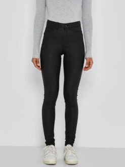 Noisy May Leren Broeken Skinny Broek Callie Dames Zwart -Noisy May Winkel baf9f4adfc27e29cdef8dfa673f13483