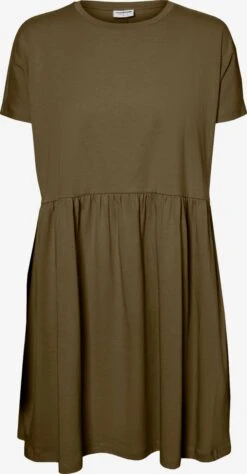 Noisy May Jerseyjurken Jurk Kerry Dames Olijfgroen