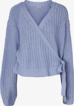 Noisy May Vesten Gebreid Vest BARLEY Dames Duifblauw