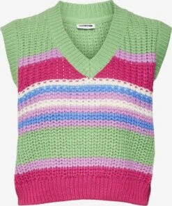 Noisy May Fijngebreide Truien Trui BARLEY Dames Lichtgroen