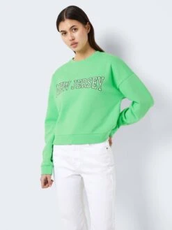 Noisy May Sweatshirts Sweatshirt MARYA Dames Grasgroen / Pastelgroen / Donkergroen -Noisy May Winkel c8d90227fec916b904d5b3226edbd82e