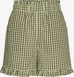 Noisy May Shorts Regular Broek Cille Dames Olijfgroen / Lichtgroen