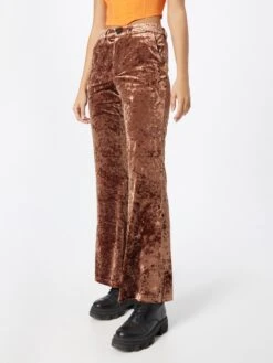 Noisy May Pantalons Flared Broek NATTIE Dames Bruin -Noisy May Winkel cc609e25b5cbdfa7da873fef5b985615