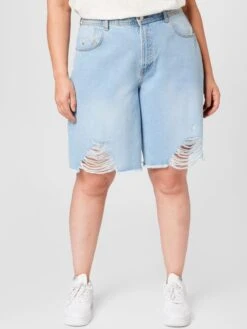 Denim Shorts Loosefit Jeans Dames Lichtblauw -Noisy May Winkel d05c66aa0bd8d9e6f9674be6832bd690