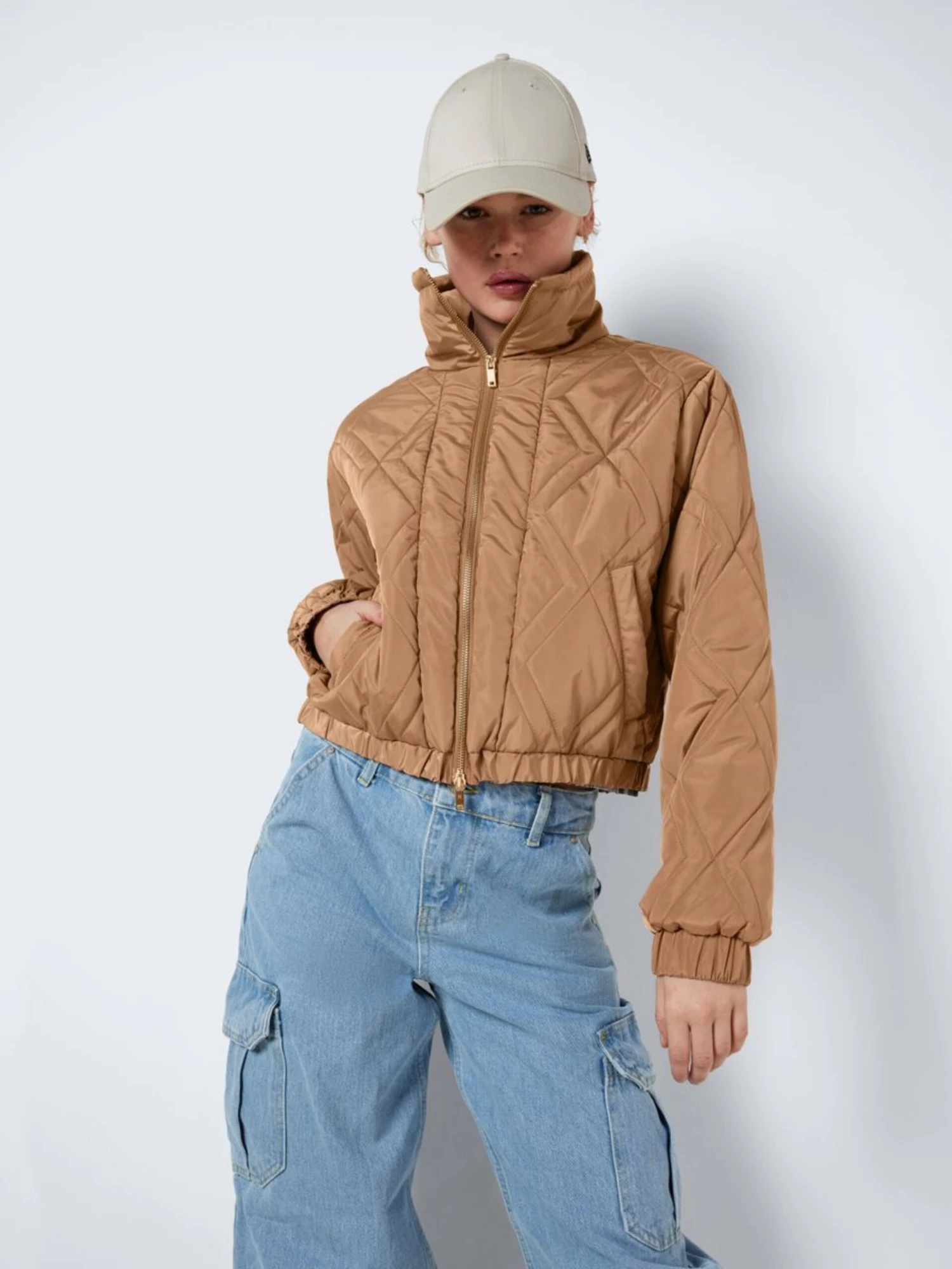 Noisy May Tussenjassen Tussenjas Ziggy Dames Lichtbruin 6 Noisy May Tussenjassen Tussenjas Ziggy Dames Lichtbruin - Afbeelding 4