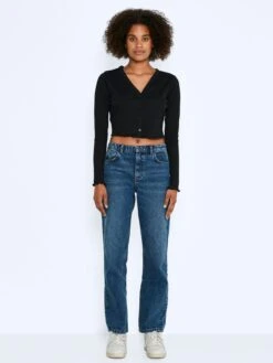 Noisy May Vesten Gebreid Vest Drakey Dames Zwart -Noisy May Winkel d187cc224505948c78f5d7dfc7373580