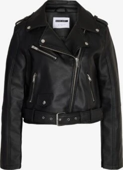 Noisy May Leren Jassen Tussenjas PAULINA Dames Zwart