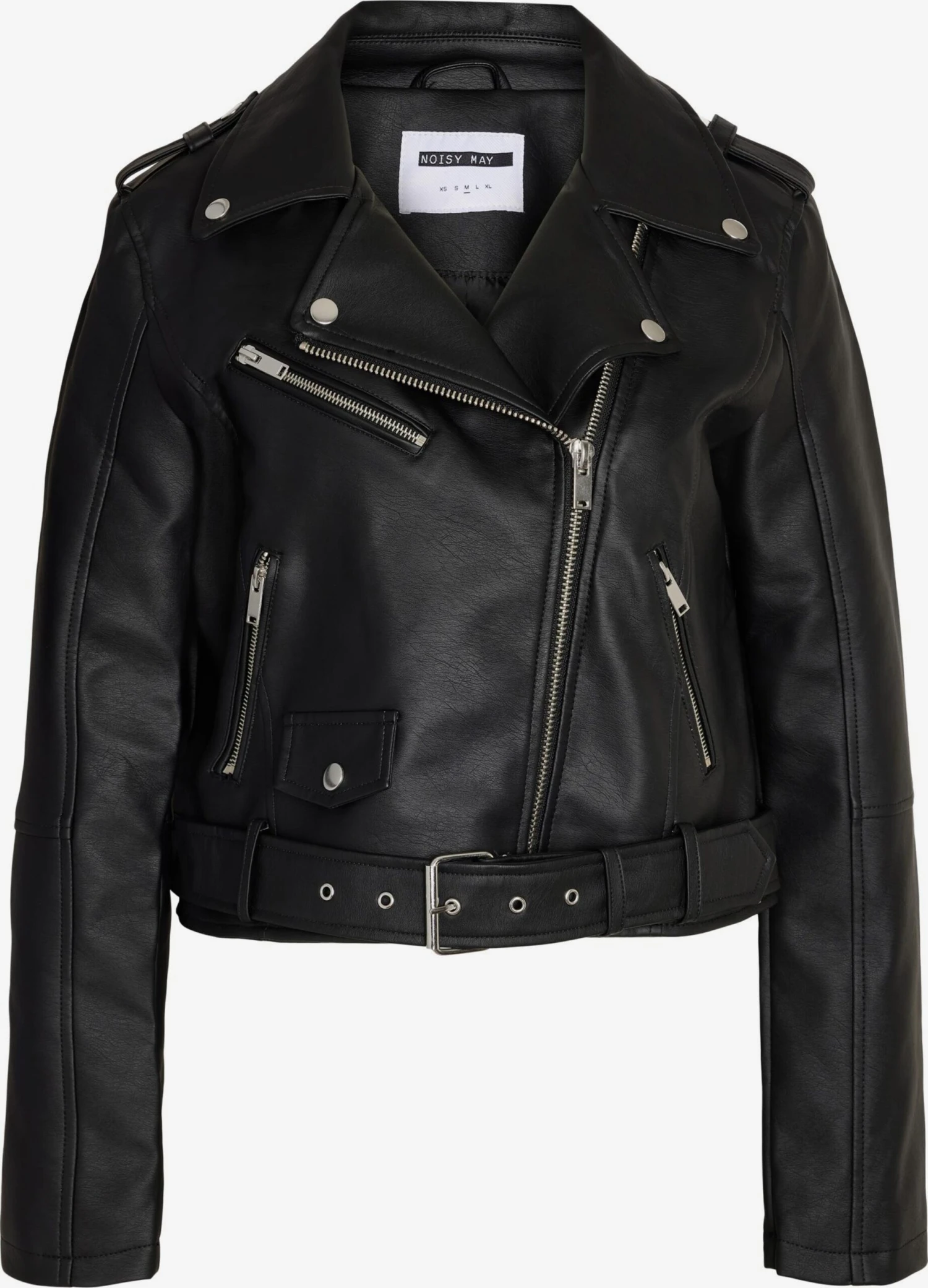 Noisy May Leren Jassen Tussenjas PAULINA Dames Zwart 3 Noisy May Leren Jassen Tussenjas PAULINA Dames Zwart