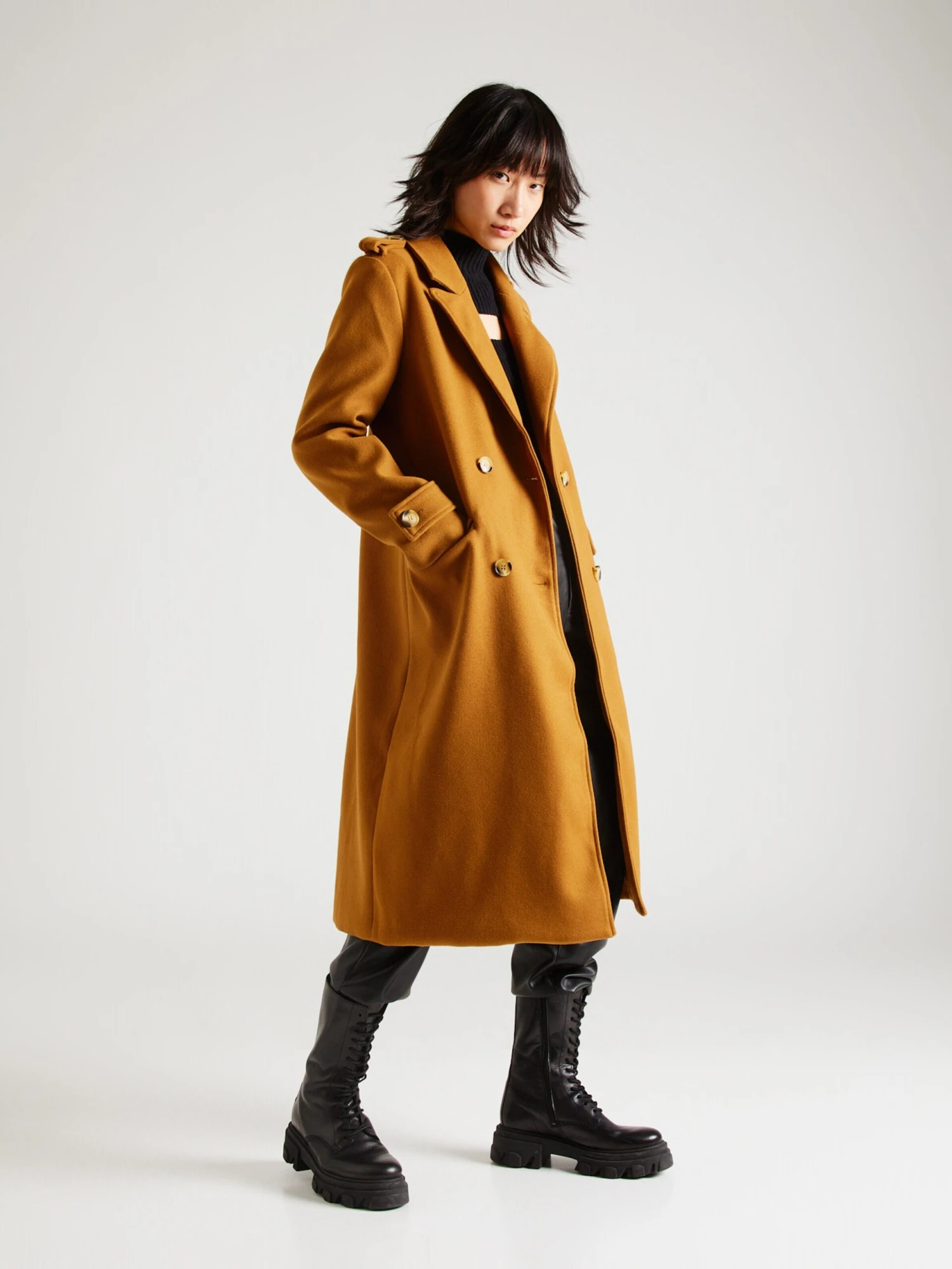 Noisy May Tussenmantels Tussenmantel VIOLET Dames Karamel 5 Noisy May Tussenmantels Tussenmantel VIOLET Dames Karamel - Afbeelding 3