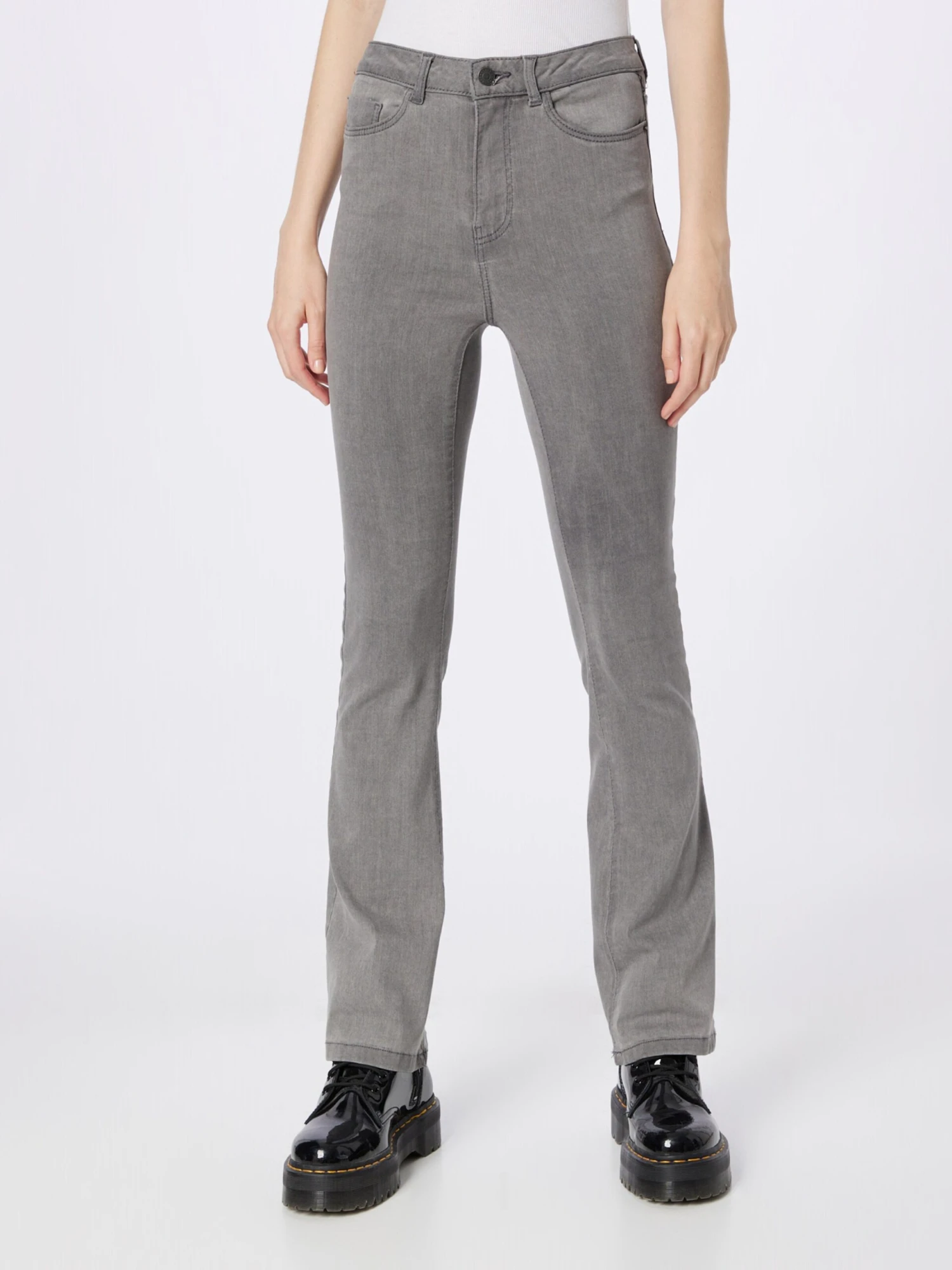 Noisy May Bootcut Flared Jeans Sallie Dames Grijs 5 Noisy May Bootcut Flared Jeans Sallie Dames Grijs - Afbeelding 3