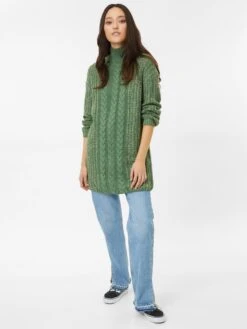 Noisy May Gebreide Jurken Gebreide Jurk LORI Dames Groen -Noisy May Winkel d6b96aaea5ffffdc1fc702985ff4c19b