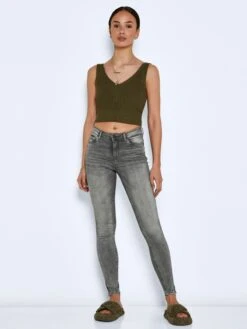 Noisy May Tops Gebreide Top Sara Dames Kaki -Noisy May Winkel d85b8ac6d272cbb2587fe4536d28b27b