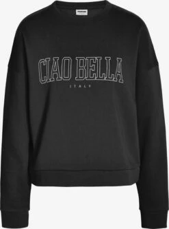 Noisy May Sweatshirts Sweatshirt MARYA Dames Zwart