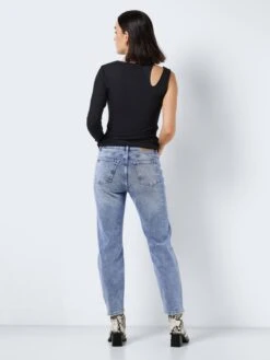 Noisy May Straight Regular Jeans ONI Dames Lichtblauw -Noisy May Winkel dd7e16192554d6c77973847a5a706c93