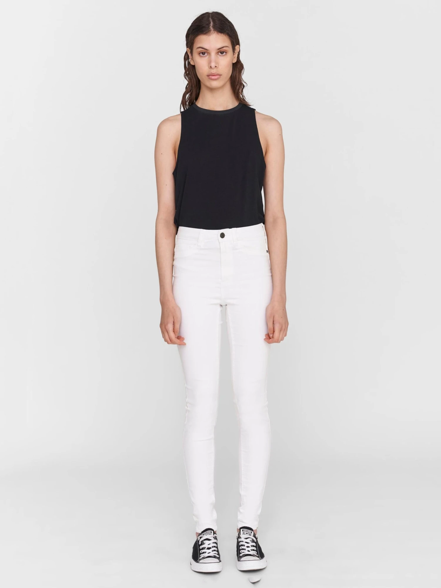 Noisy May Jeans Skinny Jeans Callie Dames Wit 6 Noisy May Jeans Skinny Jeans Callie Dames Wit - Afbeelding 4