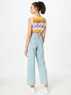 Noisy May Wide Leg Wide Leg Jeans DREW Dames Lichtblauw -Noisy May Winkel e1af66a3da55af1b9723fcb968eb19ce