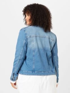 Spijkerjasjes Tussenjas DEBRA Dames Blauw -Noisy May Winkel e3c55cc5715731020764c681f1456515