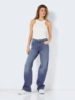 Noisy May Wide Leg Wide Leg Jeans Yolanda Dames Blauw -Noisy May Winkel e5431d4b104fa4cd97c4c4eae5c4ee85