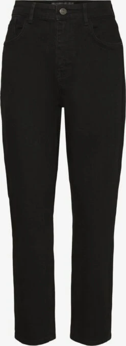 Noisy May Straight Regular Jeans KATY Dames Zwart