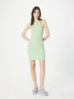 Noisy May Jerseyjurken Jurk MAYA Dames Pastelgroen -Noisy May Winkel e603656bcced1173a484a476bc070186