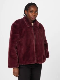 Tussenjassen Tussenjas JANA Dames Wijnrood -Noisy May Winkel e80ea5ca82344c2724fc5a2916d9e85c