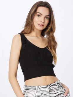 Noisy May Tops Gebreide Top SARA Dames Zwart -Noisy May Winkel ee8b2f4c81c05cfc1038b1ac6c44fdd4