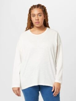 Longsleeves Shirt MATHILDE Dames Wit -Noisy May Winkel f3125f84bc168525fe70c1990ef5e042