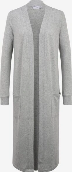 Noisy May Vesten Gebreid Vest CITY Dames Lichtgrijs