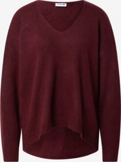 Noisy May Fijngebreide Truien Trui Son Dames Wijnrood