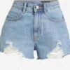 Noisy May Petite Denim Shorts Regular Jeans DREW Dames Blauw -Noisy May Winkel fe157ca42d7deb4d4e2f69dd59db98ce